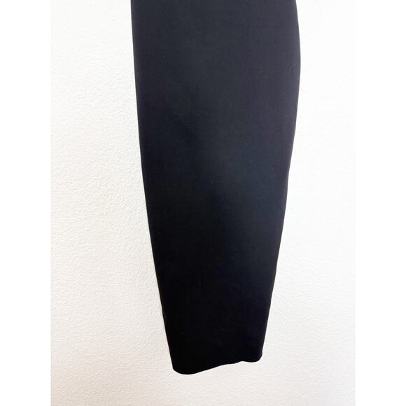 Zara Womens Black Sleeveless Halter Neck Midi Dress Small Preppy Old Money - Picture 10 of 15